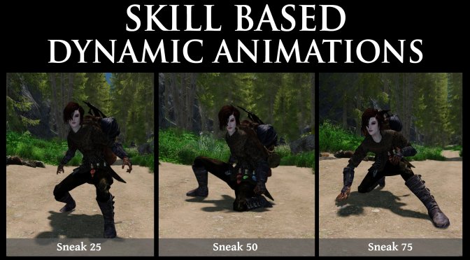 The Elder Scrolls V: Skyrim gets a mod that introduces dynamic animations based on the character’s skill level or race